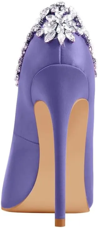 LISHAN Women's Pointed Toe High Heel Pumps