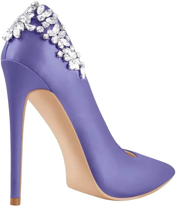 LISHAN Women's Pointed Toe High Heel Pumps