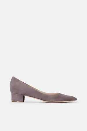 Listony Pump - Grey Suede