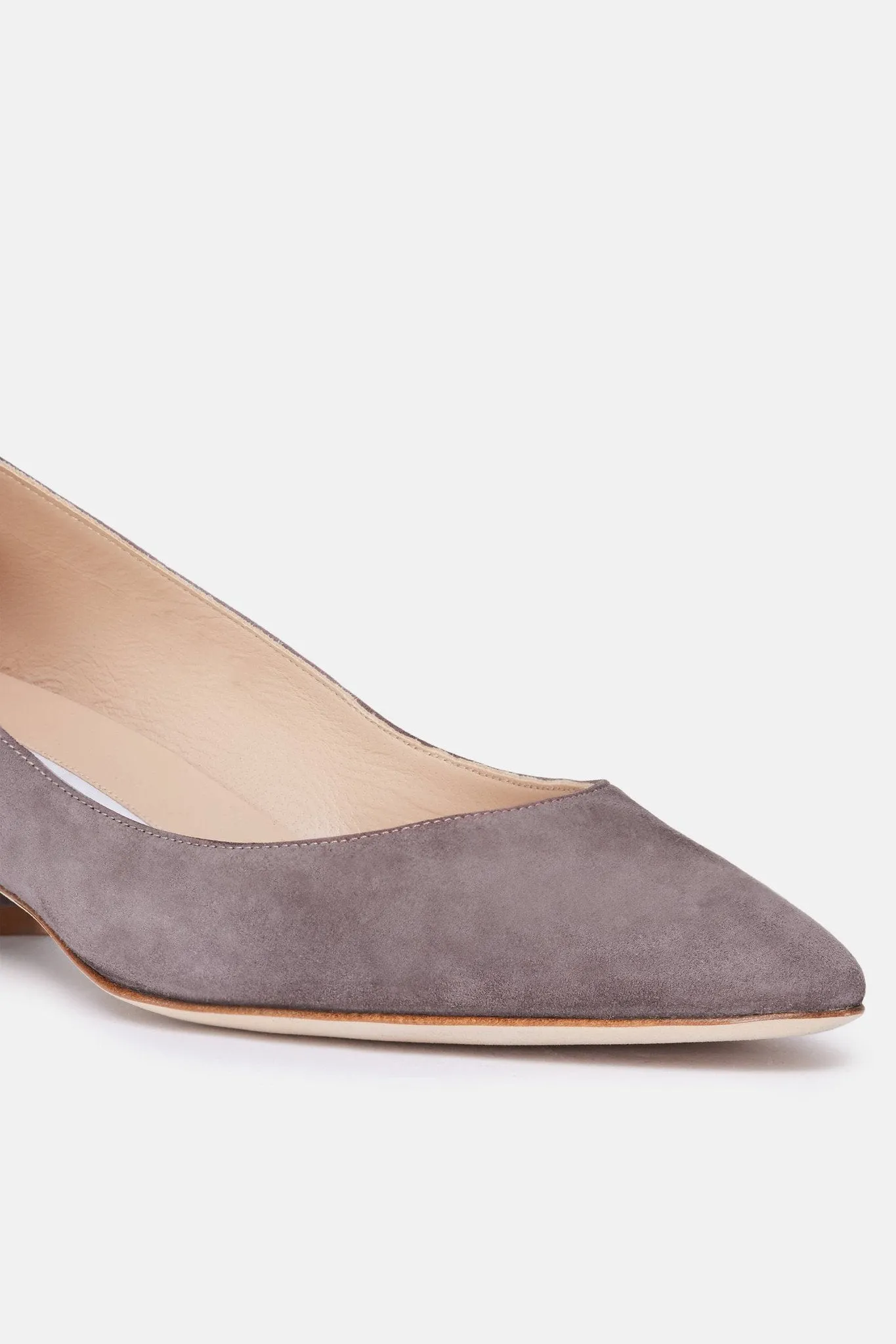 Listony Pump - Grey Suede