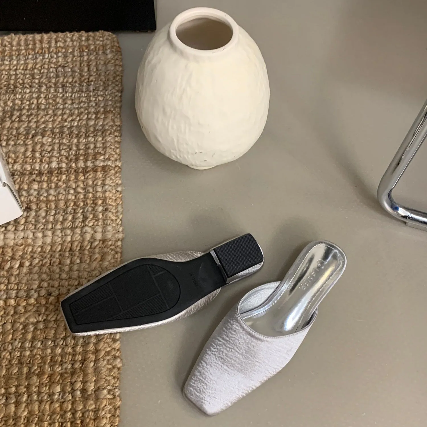 Luna Silk Mules
