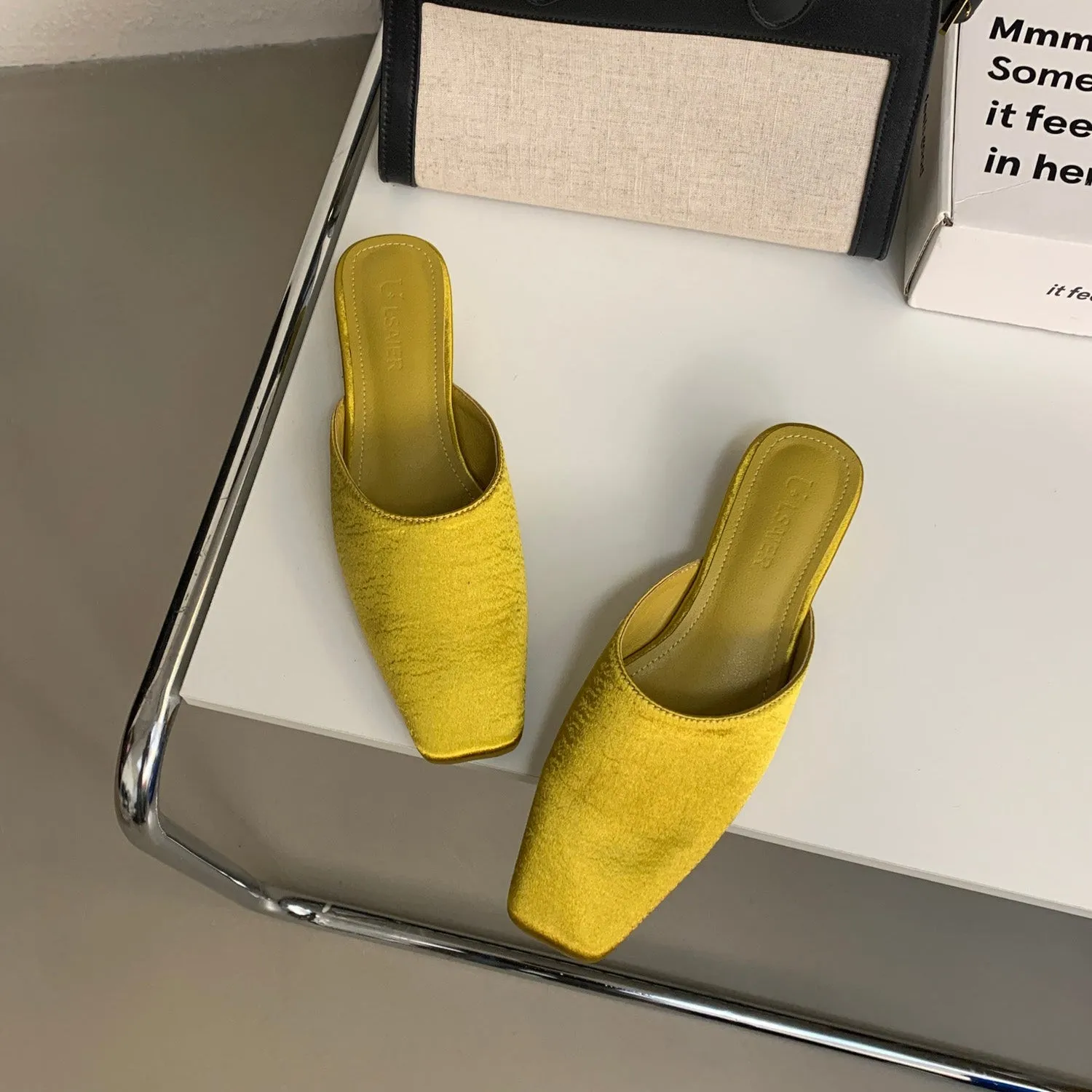 Luna Silk Mules