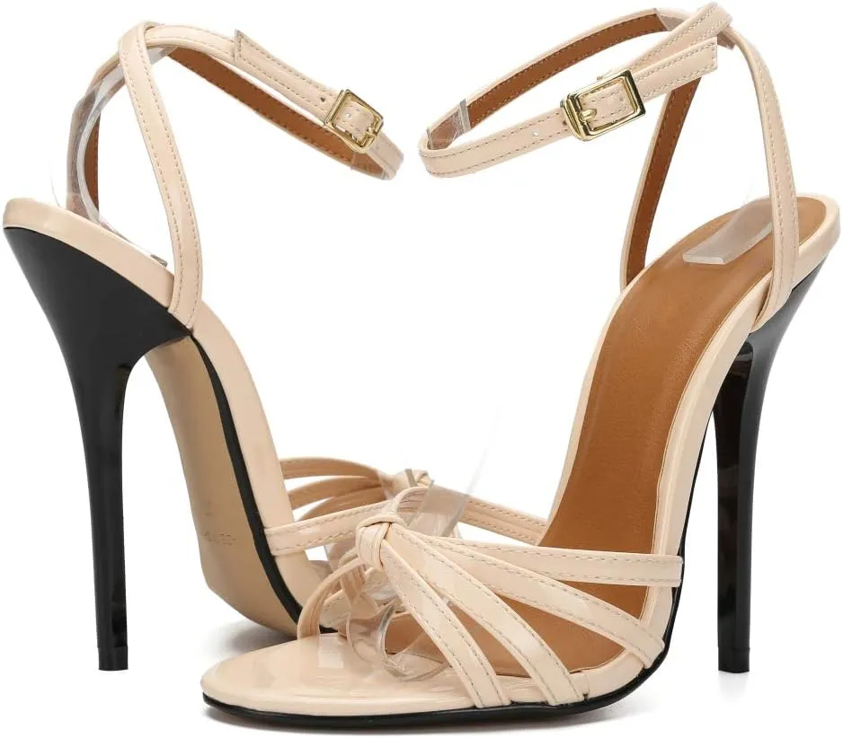 MAIERNISI JESSI Unisex Men's Women's Strappy Heels For Women Stilletos Heels High Heeled Pump Sandals