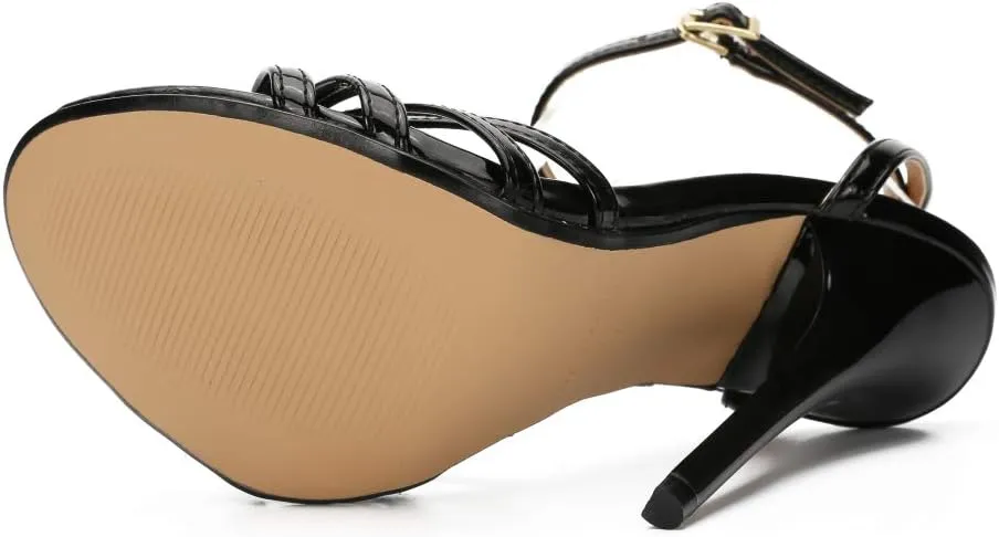 MAIERNISI JESSI Unisex Men's Women's Strappy Heels For Women Stilletos Heels High Heeled Pump Sandals