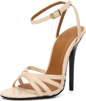 MAIERNISI JESSI Unisex Men's Women's Strappy Heels For Women Stilletos Heels High Heeled Pump Sandals