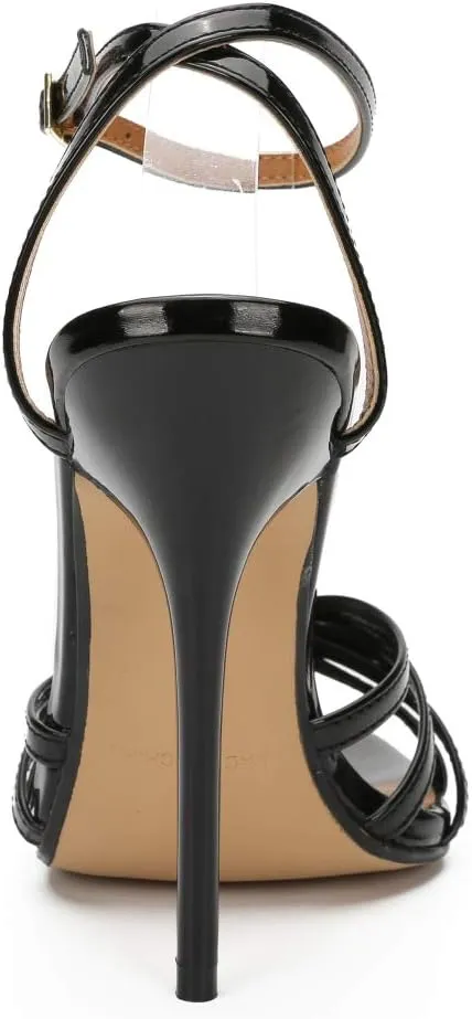 MAIERNISI JESSI Unisex Men's Women's Strappy Heels For Women Stilletos Heels High Heeled Pump Sandals