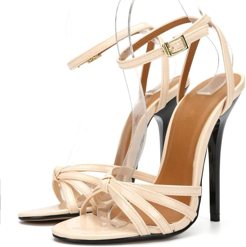 MAIERNISI JESSI Unisex Men's Women's Strappy Heels For Women Stilletos Heels High Heeled Pump Sandals