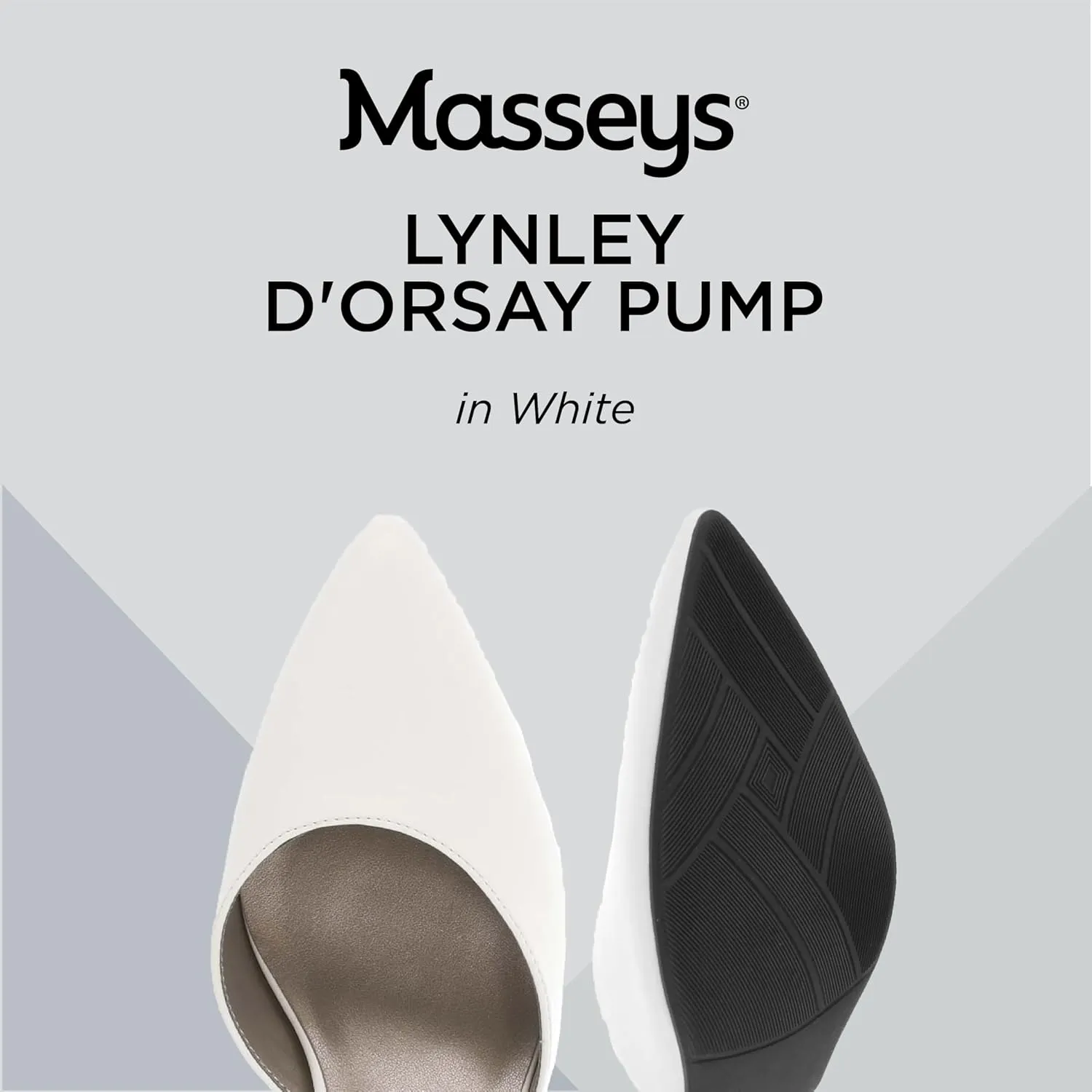 Masseys Women's Lynley D'Orsay Low Heel Pump with Ankle Strap