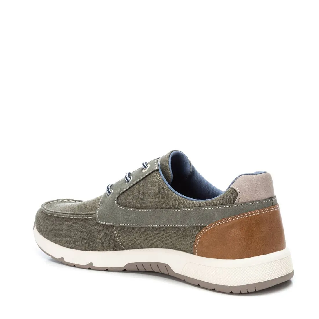 Men's Boat Shoes Traditions By Xti-141321-Dark Green
