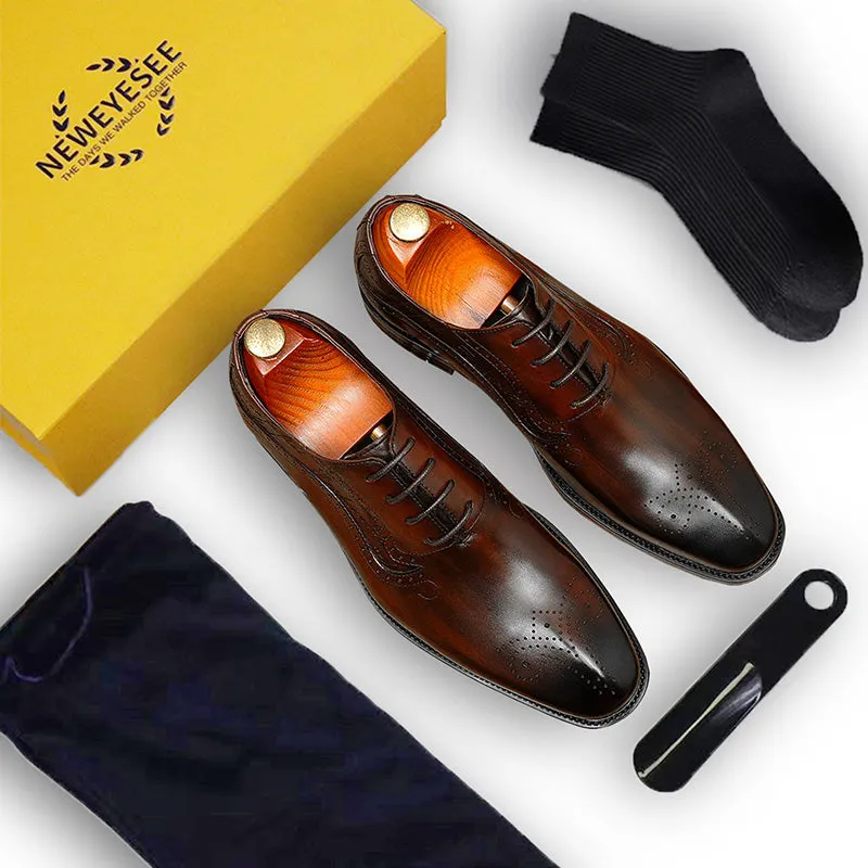 Men's Brogue Oxford Shoes