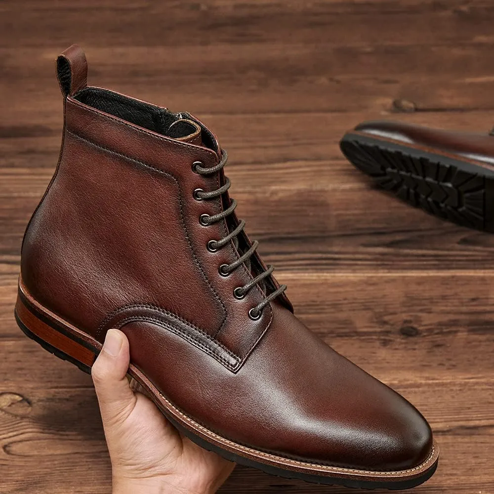 Mens Chukka Dress Boots Oxford Boots for Men