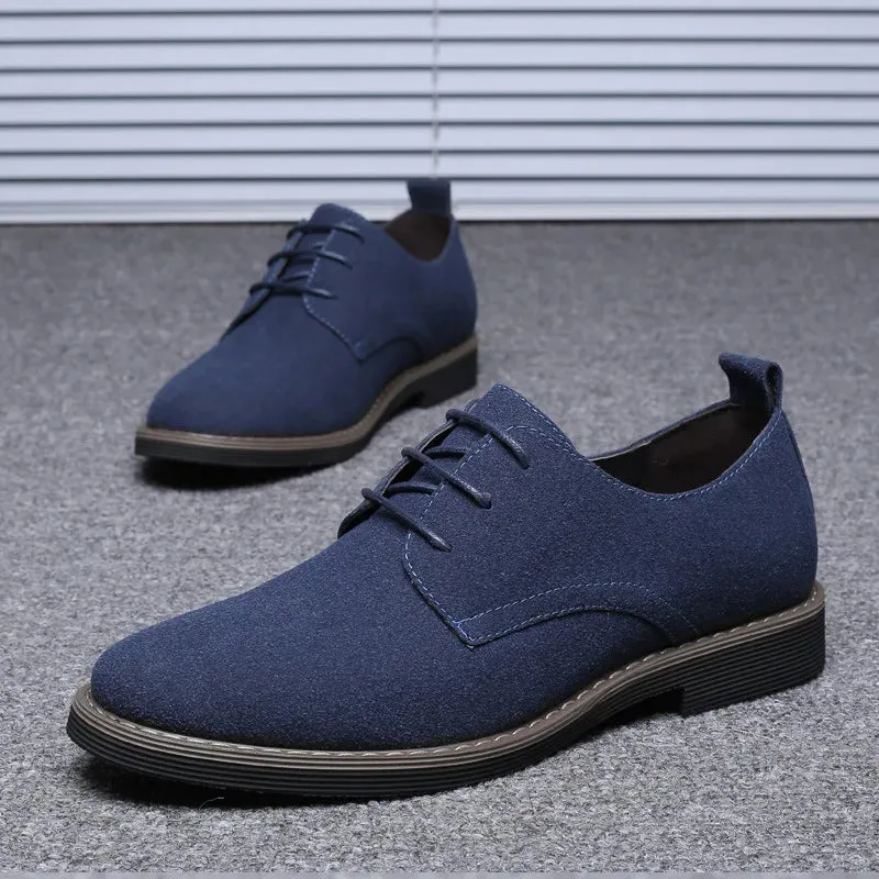Mens Dress Shoes Legitimate Leather Shoe PU Suede Casual Men Designer Social Male Black Business Luxury Man Men's Wedding Summer