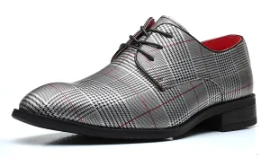 Men's Houndstooth Derby Shoes