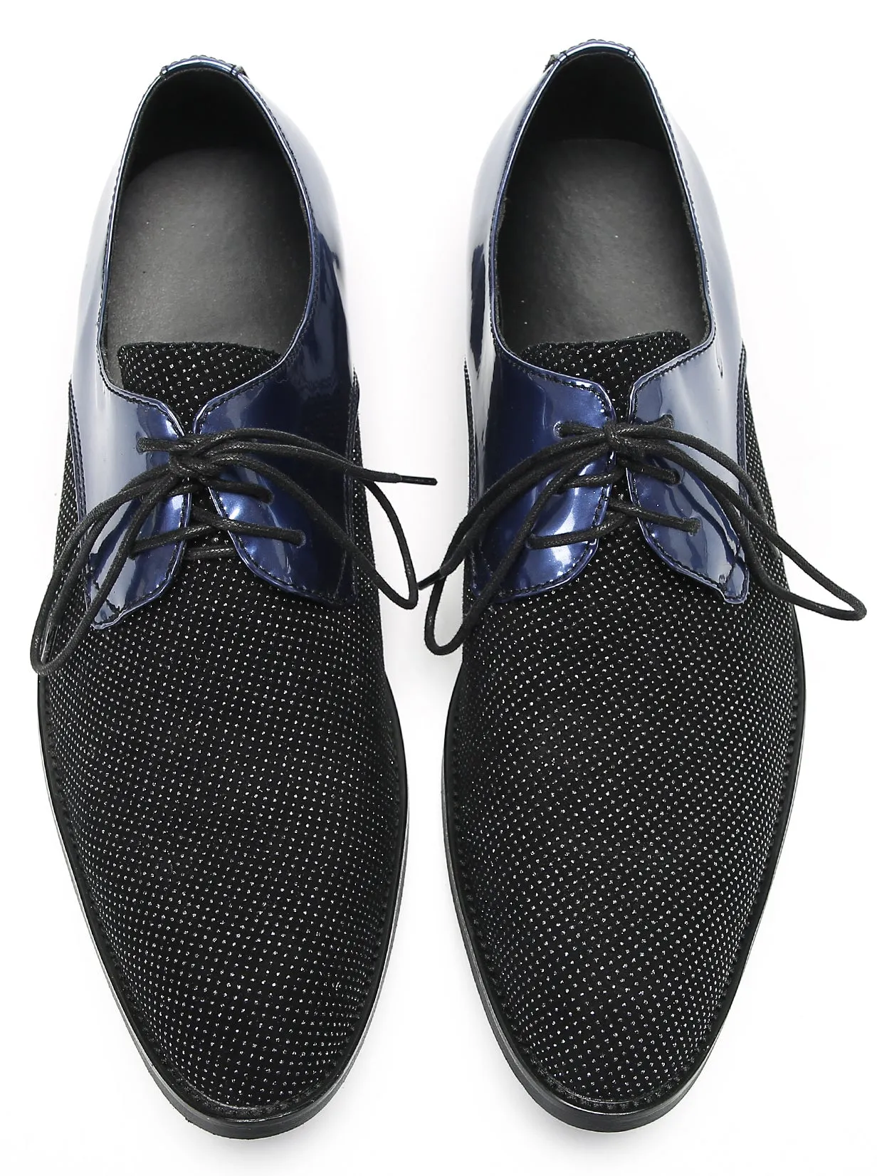 Mens Two Tone Derby Prom Casual Shoes