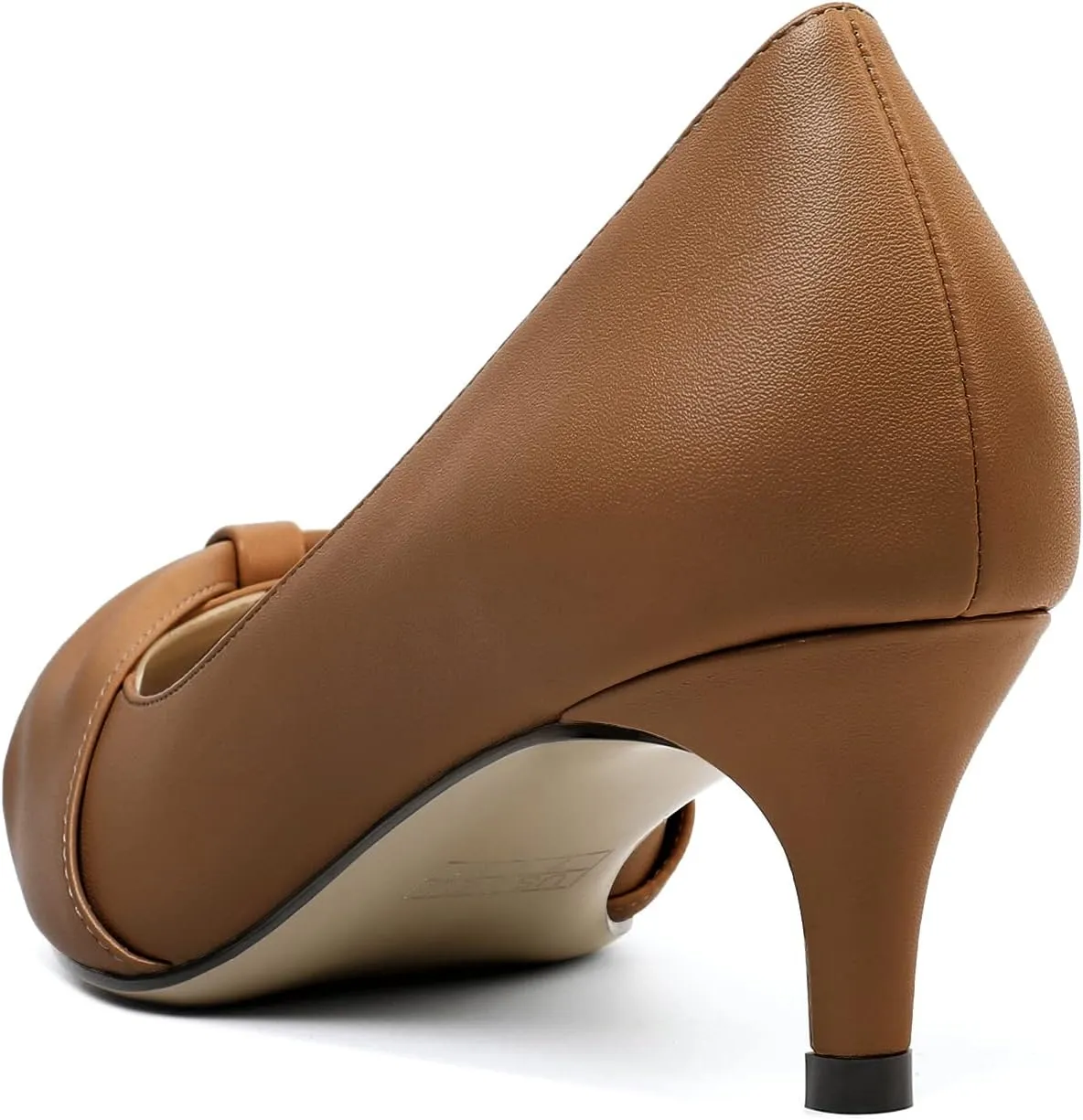 Mettesally Womens Kitten Heel Pumps Pointed Toe Mid Heels Bow Tie Comfort Slip On Heeled Shoes for Wedding Party Office