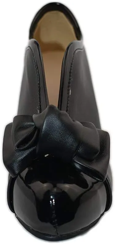 MFairy Fashion Classic Platform Pumps for Women with Bowties Sexy High Heeled Slip on Shoes