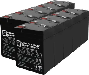 Mighty Max Battery 6V 4.5AH Replaces Abbott Laboratories Patrol Enteral Pump - 10 Pack