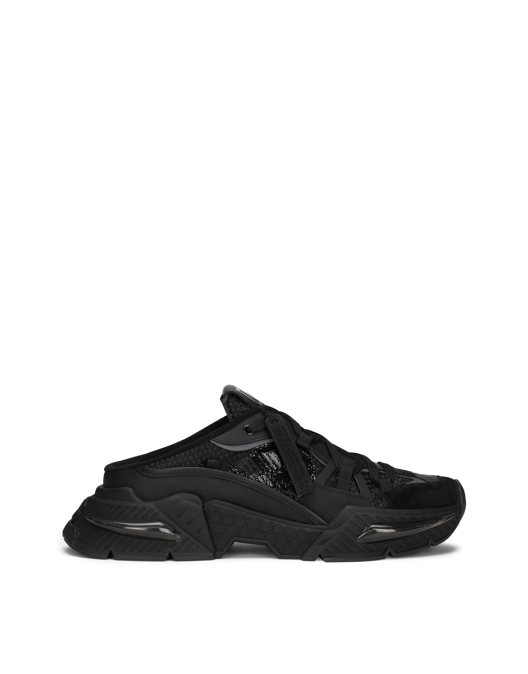 Mixed-material Airmaster mule sneakers