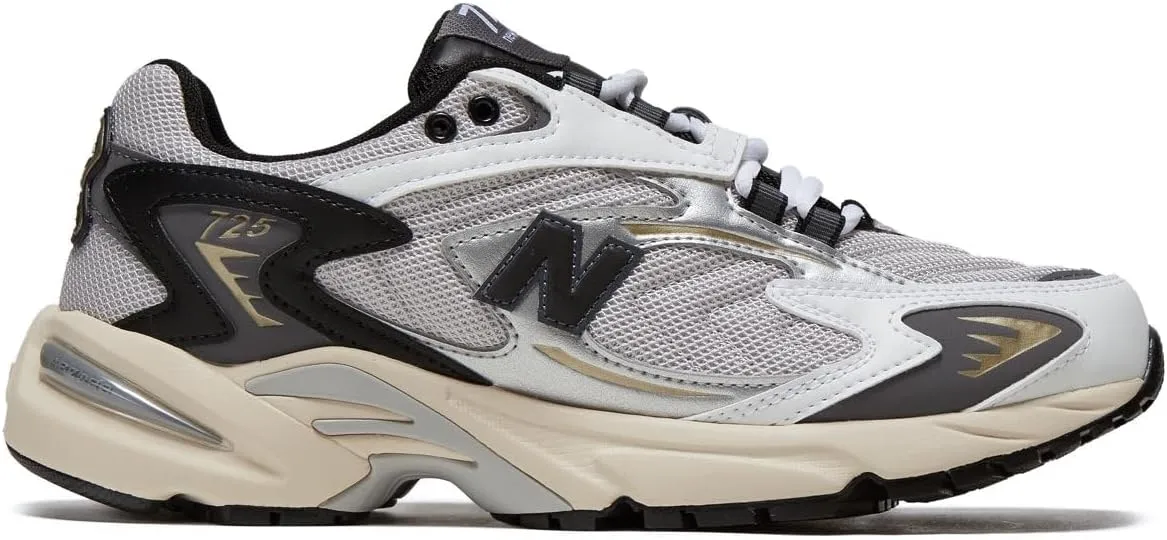 New Balance 725V1 Shoes - Grey Matter/Black/White - 9.0
