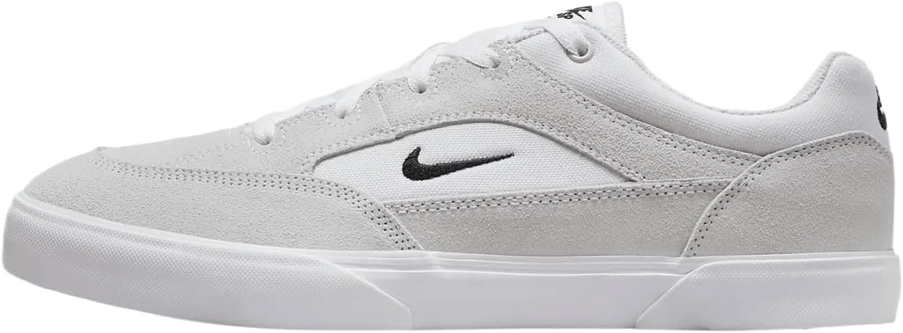 Nike SB Malor Men's Shoes (FV6064-101, White/Summit White/Gum Light) Size 9.5