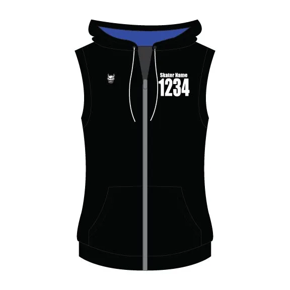 Nipissing Roller Derby: Sleeveless Hoodie
