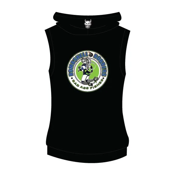 Nipissing Roller Derby: Sleeveless Hoodie