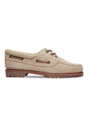 Noreen Boat Shoe - Natural Suede