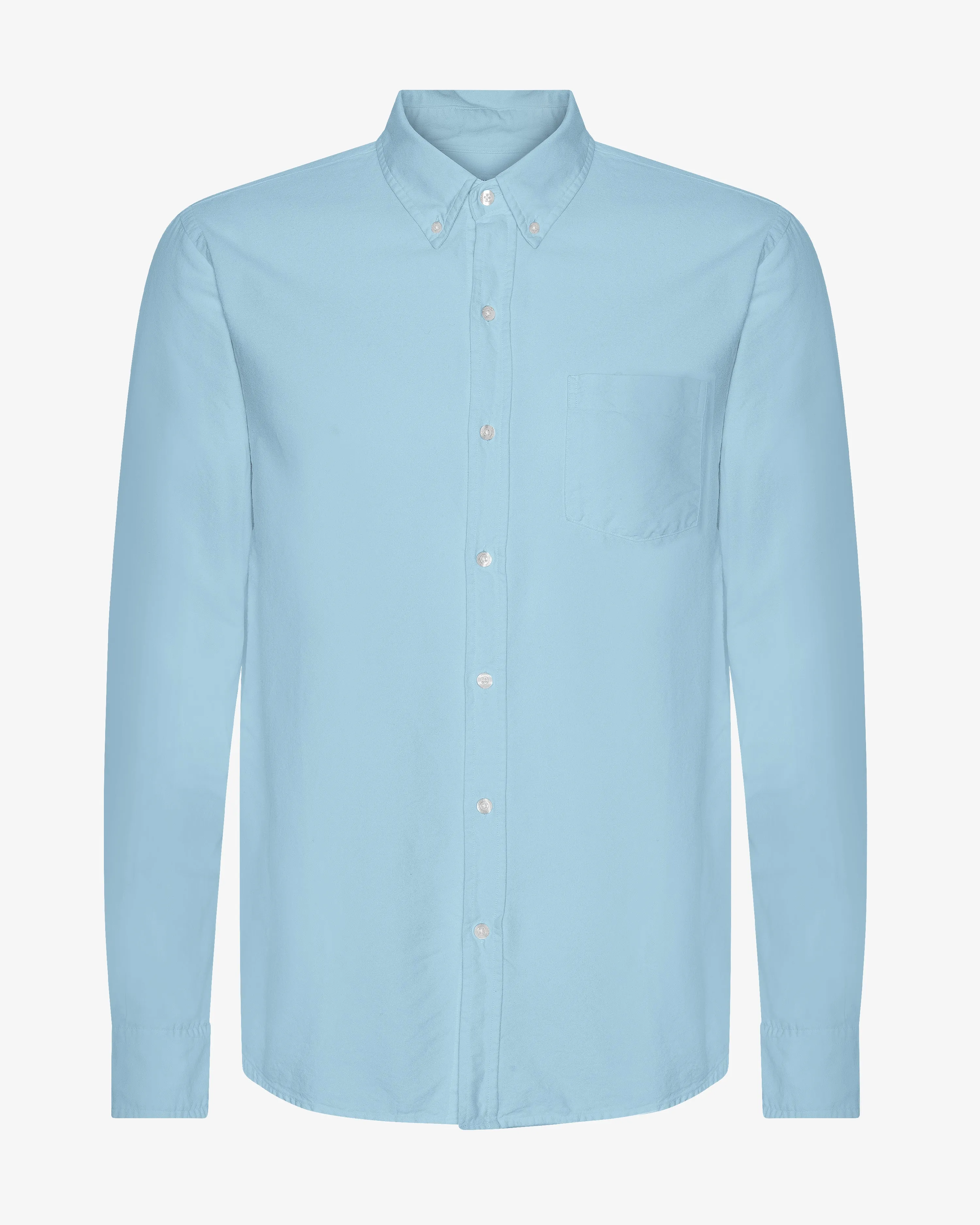 Organic Button Down Shirt - Seaside Blue
