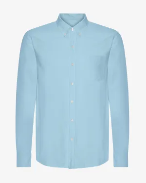 Organic Button Down Shirt - Seaside Blue
