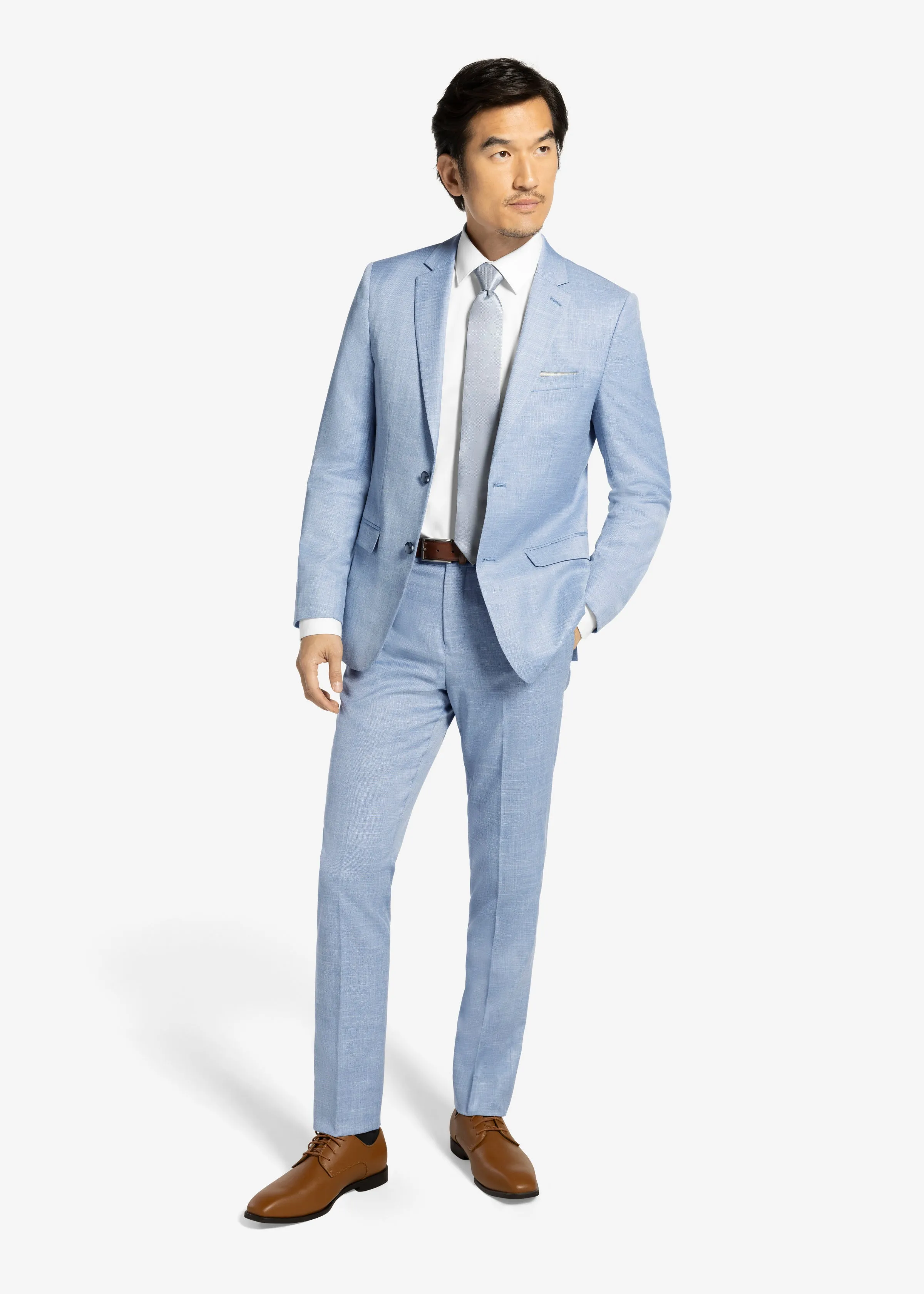 Oxford Blue Suit Pants Long X