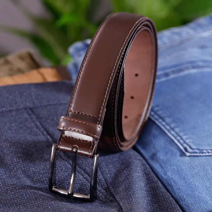 OXFORD LEATHERCRAFT <BR>
35mm Genuine Striched Leather Belt <BR>
Black, Tan, Brown or Burgundy <BR>