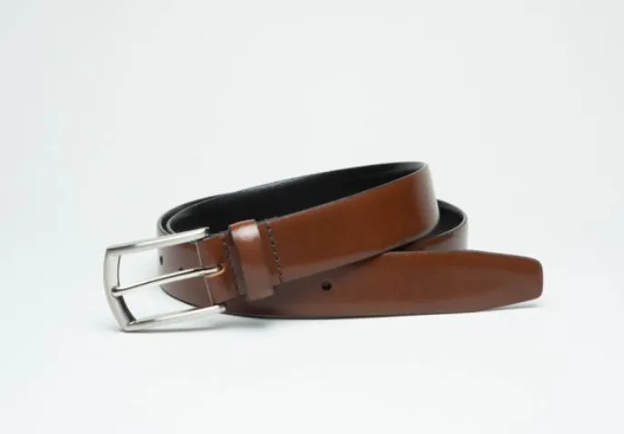 OXFORD LEATHERCRAFT <BR>
35mm Genuine Striched Leather Belt <BR>
Black, Tan, Brown or Burgundy <BR>