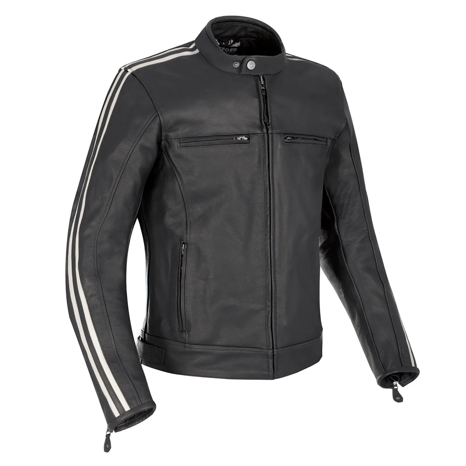 Oxford OXFORD BLADON LEATHER JACKET BLACK Medium