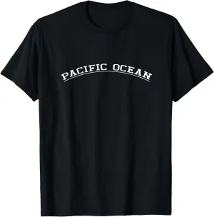 Pacific Ocean Vacation Vintage Water Sport Arched Traveler T-Shirt