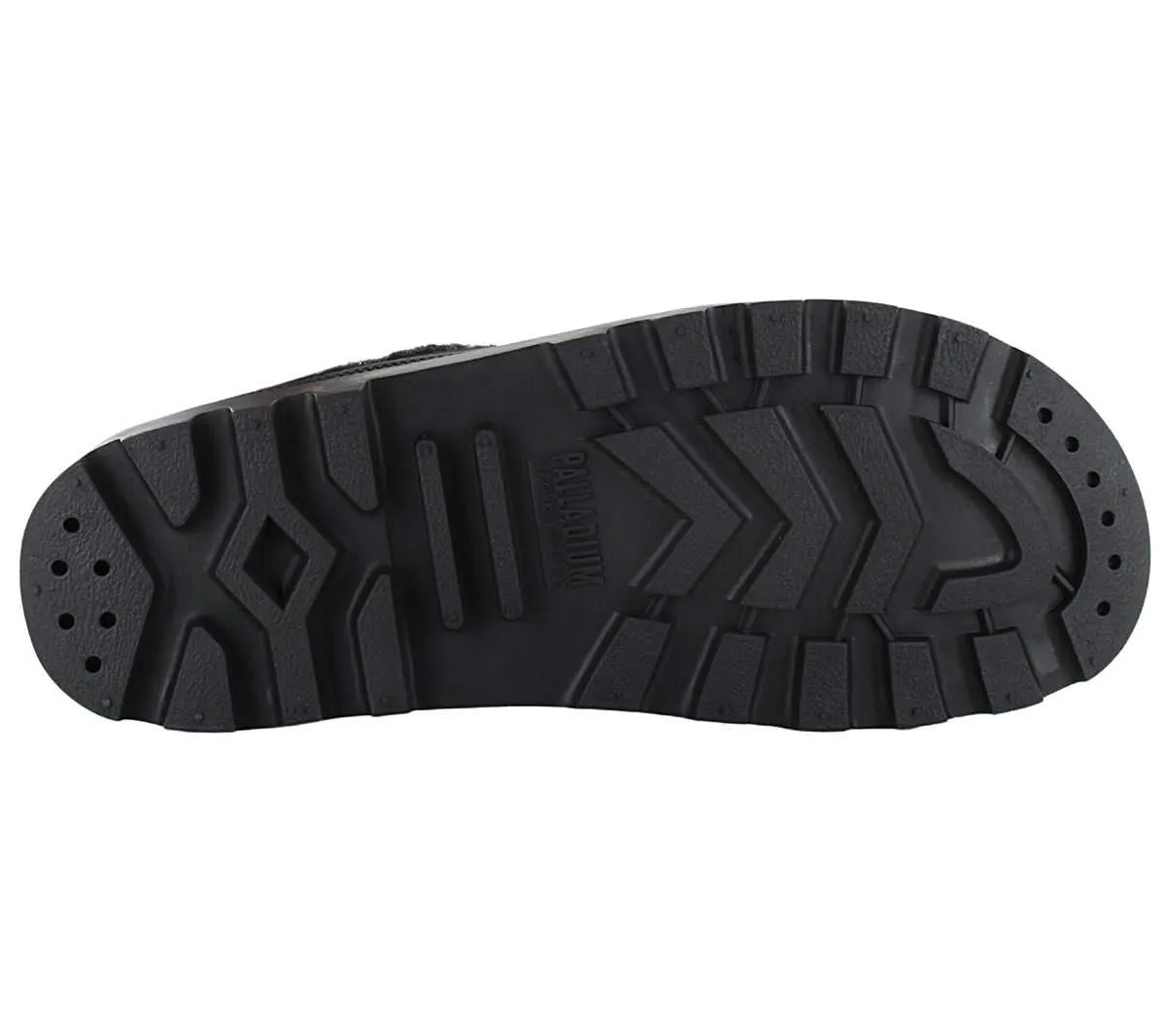 PALLADIUM Palladune Mule Warm - Slipper Hausschuhe Leder Schwarz 74337-008-M