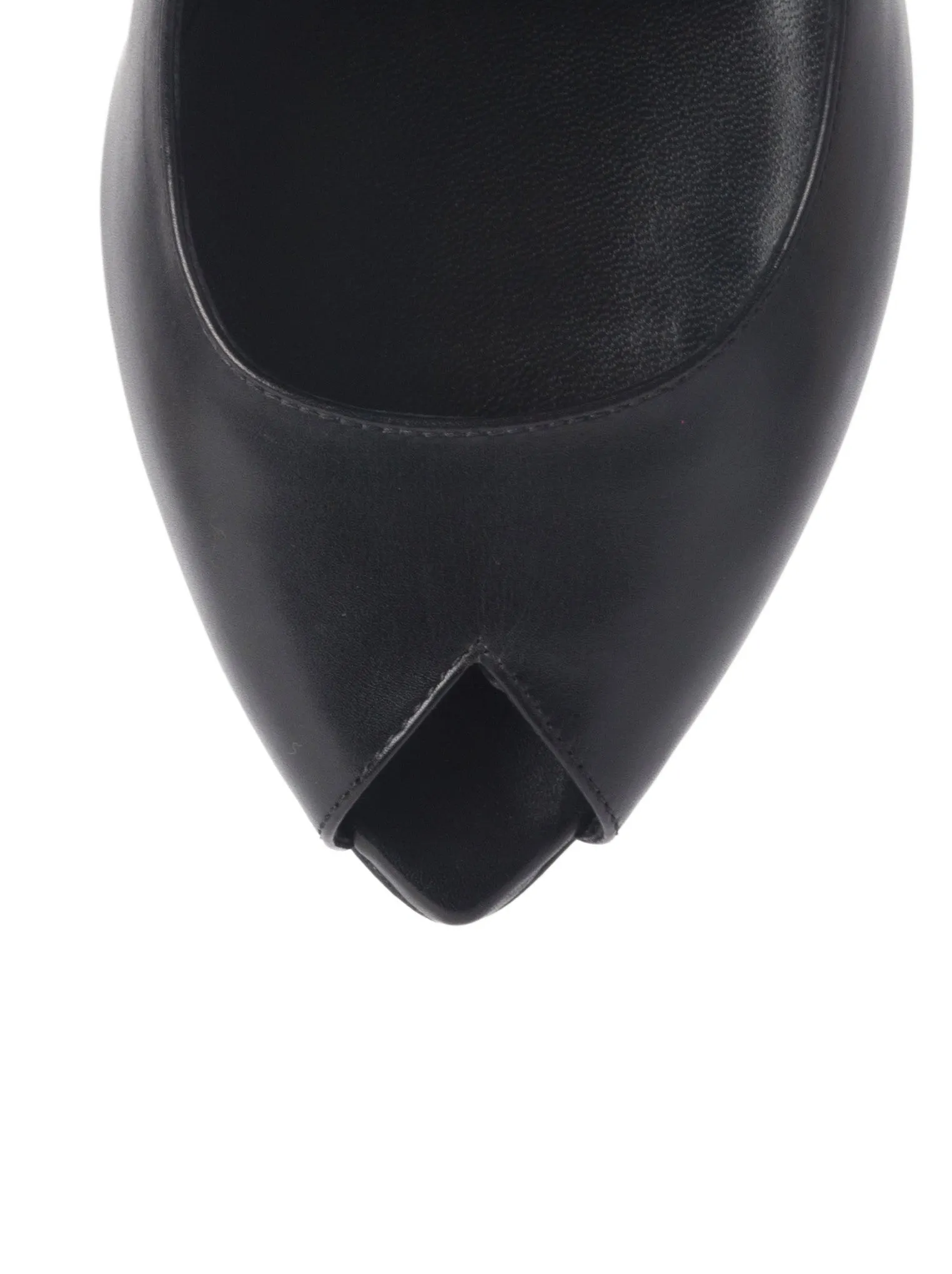 Paris Peep Toe Pumps with Kitten Heel