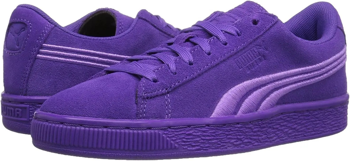 PUMA Girls' Suede Classic Badge PS Sneaker