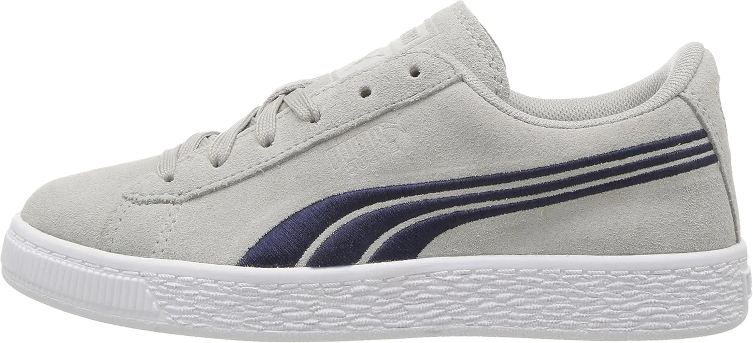 PUMA Girls' Suede Classic Badge PS Sneaker