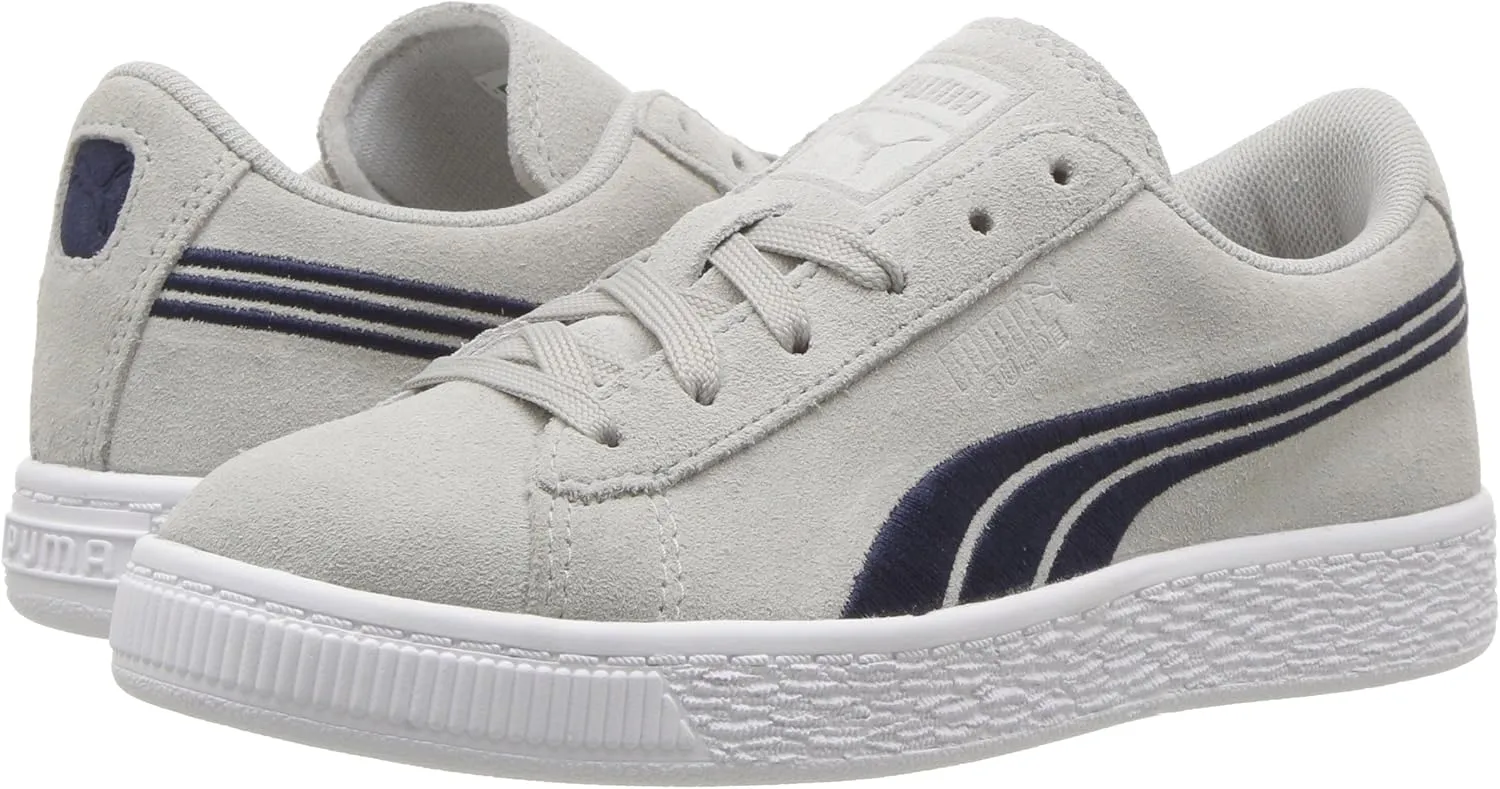 PUMA Girls' Suede Classic Badge PS Sneaker