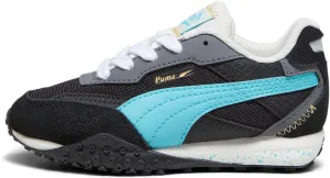 Puma - Kids Blktop Rider Lithium Shoes, Color Puma Black/Team Aqua, Size: 3 M US Little Kid