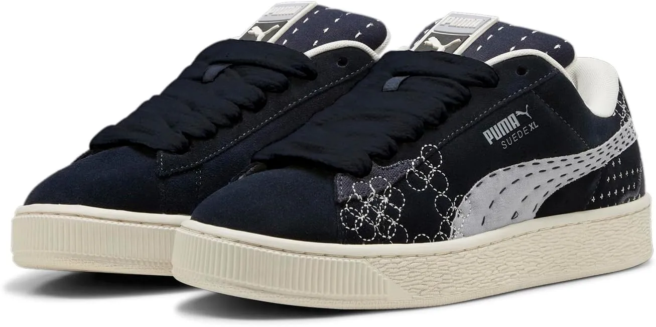 Puma Mens Suede XL Skate Lace Up Sneakers Shoes Casual - Blue