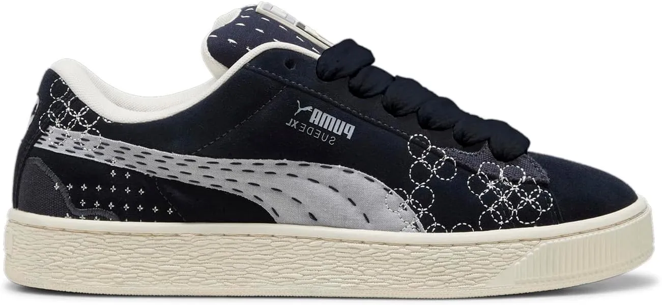 Puma Mens Suede XL Skate Lace Up Sneakers Shoes Casual - Blue