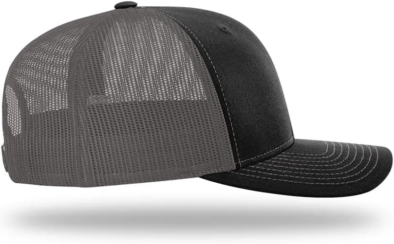 Richardson 112 Trucker XL Structured Classic Adjustable Snapback Hat Bundle with THP Hat & Clothing Brush Extra Large