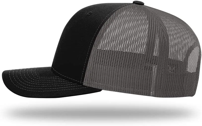 Richardson 112 Trucker XL Structured Classic Adjustable Snapback Hat Bundle with THP Hat & Clothing Brush Extra Large
