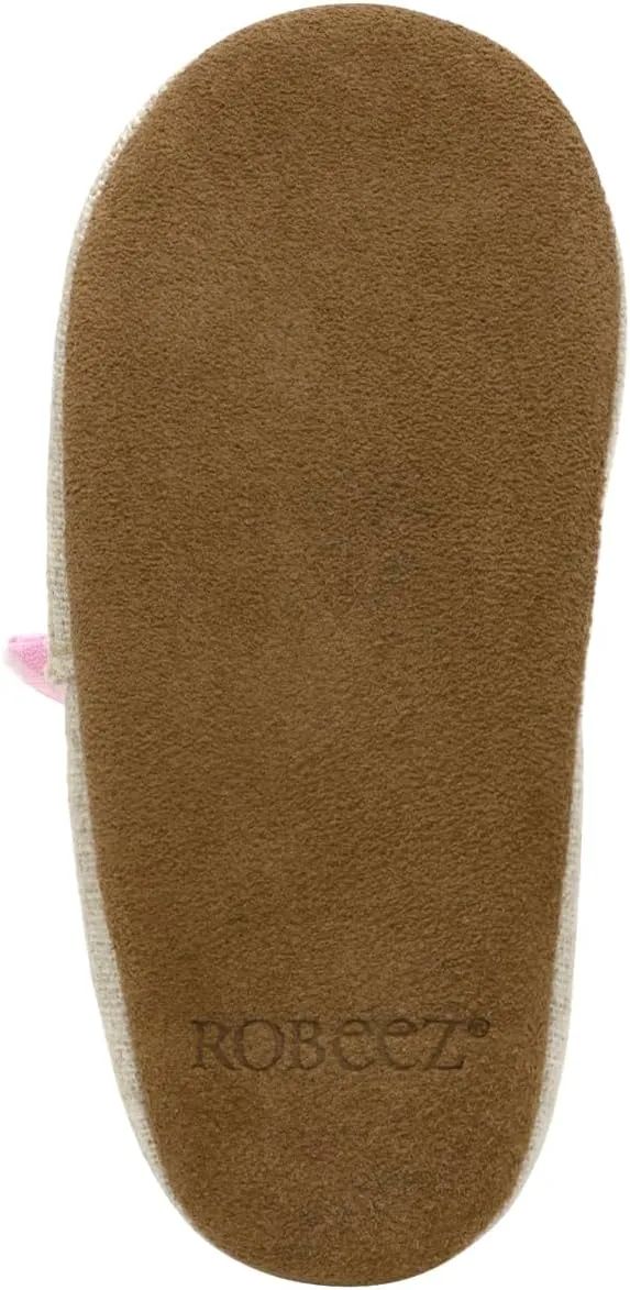 Robeez Baby Girls and Unisex Soft Soles Slip-Resistant Crib Shoes Slippers for Infant and Toddler, 0-24 Months