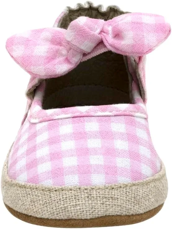 Robeez Baby Girls and Unisex Soft Soles Slip-Resistant Crib Shoes Slippers for Infant and Toddler, 0-24 Months