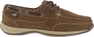 Rockport Works Men's Sailing Club Steel Toe Oxford Met Guard Brown - 6.5 Wide