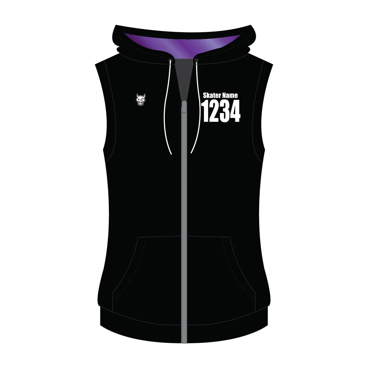Rome Roller Derby: Sleeveless Hoodie