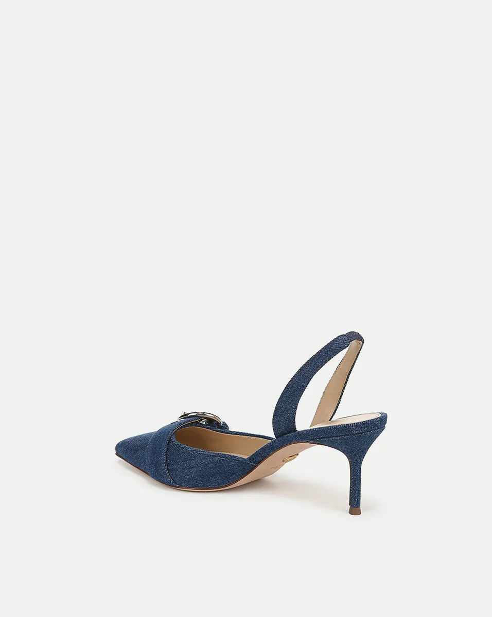 Roxy Denim Slingback Pump