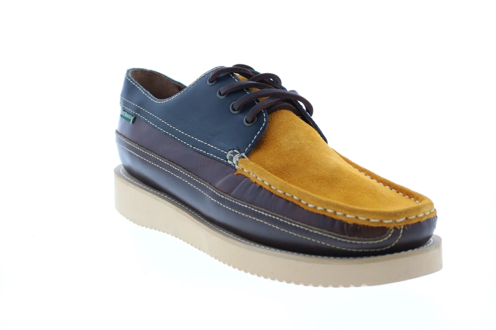 Sebago Makwa 72111IW Mens Brown Suede Loafers & Slip Ons Boat Shoes